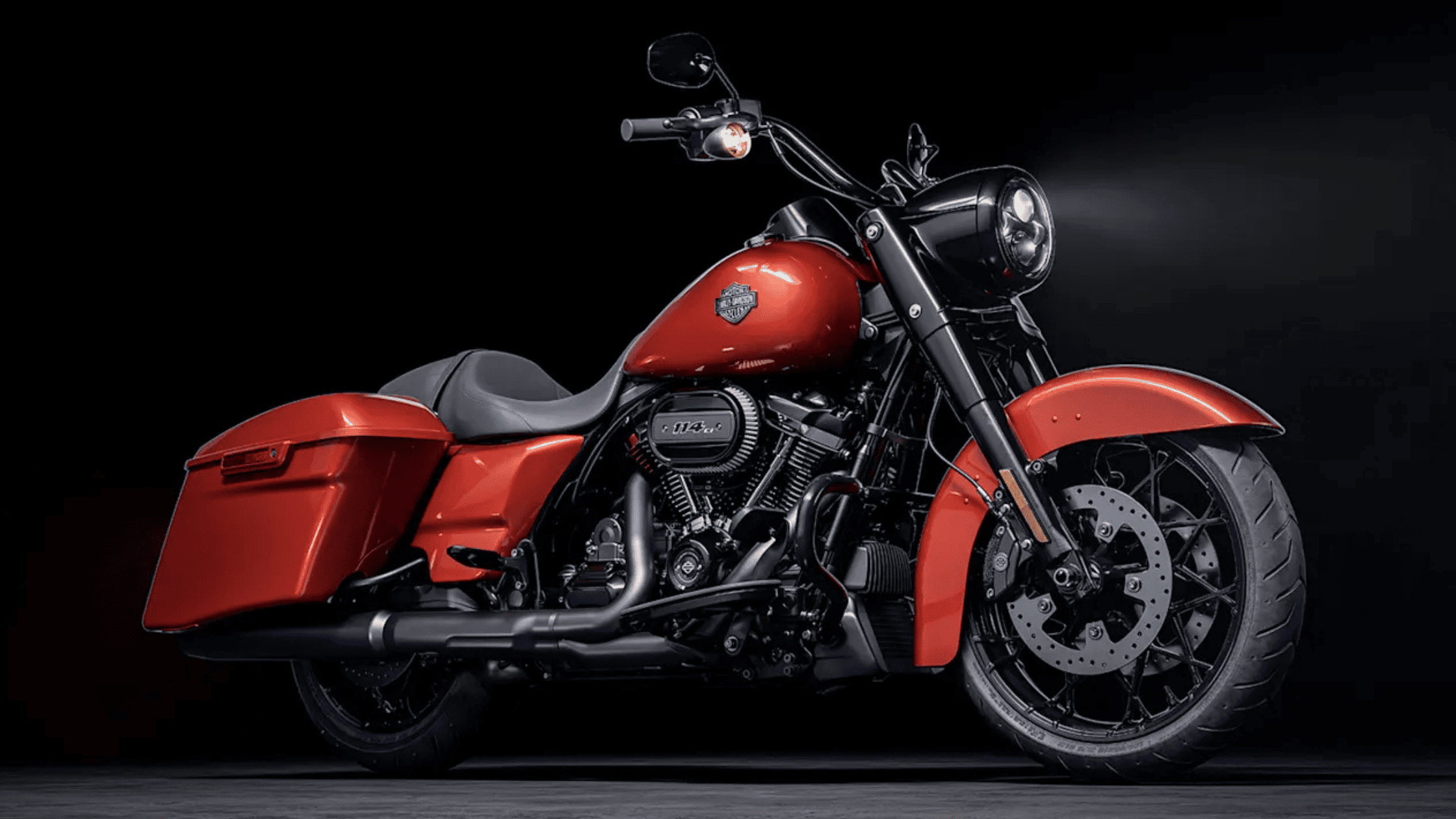 2025 Harley-Davidson® Road King® Special parked in near Orlando, FL, showcasing its sleek design and chrome details. Available at Space Coast Harley-Davidson® 
